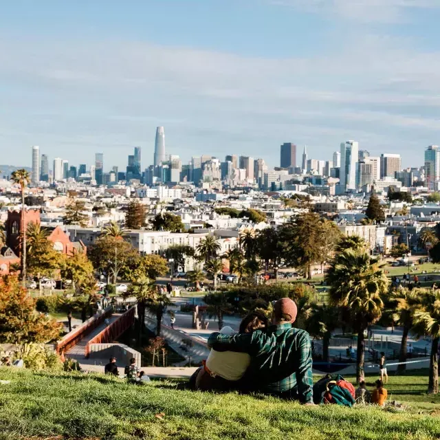 Dolores Park en una tarde soleada